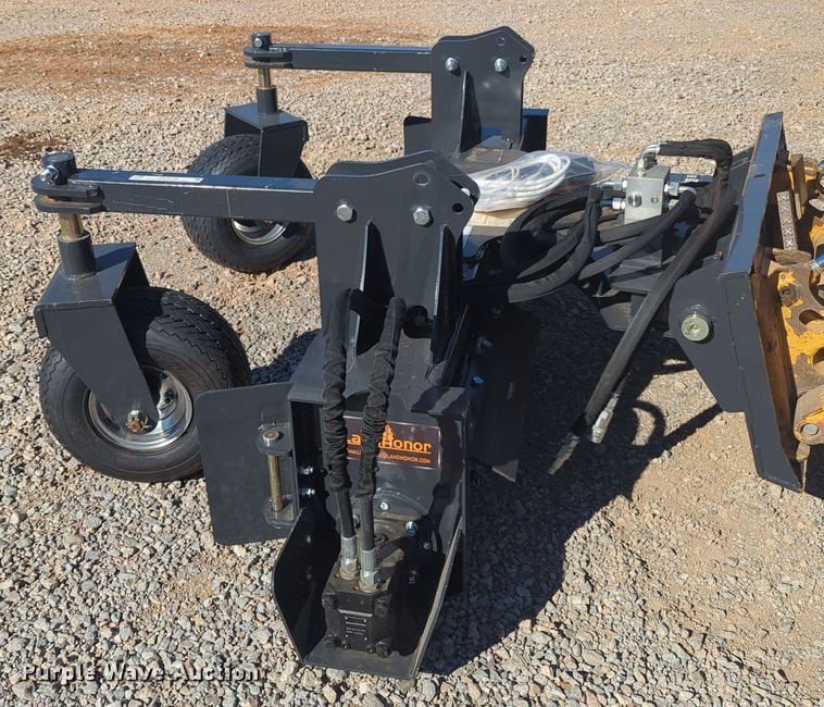 image for item OL9110 2023 LandHonor PR-12-72W  skid steer power rake