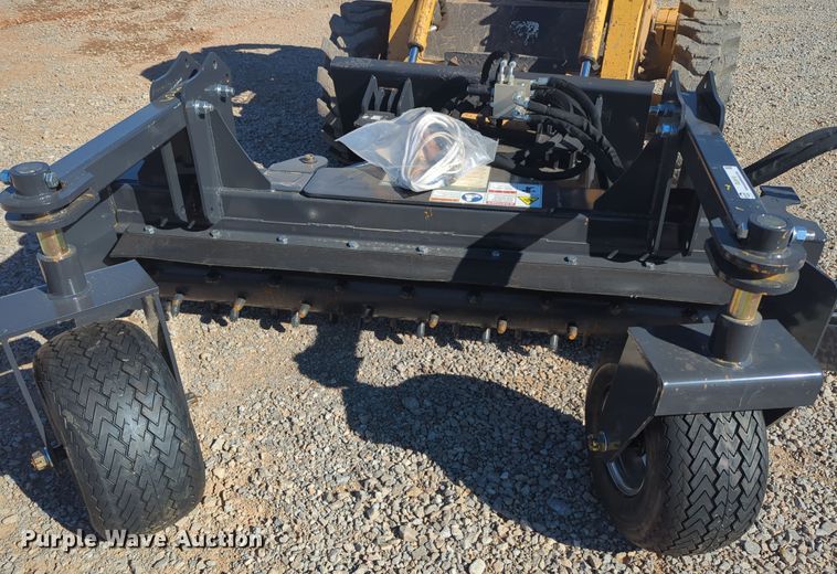 image for item OL9110 2023 LandHonor PR-12-72W  skid steer power rake