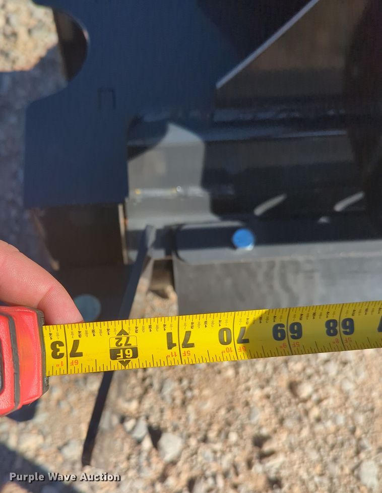 image for item OL9110 2023 LandHonor PR-12-72W  skid steer power rake