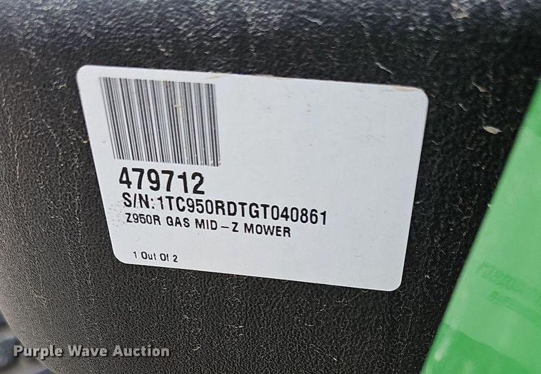 image for item OL9276 2016 John Deere Z950R  ZTR lawn mower