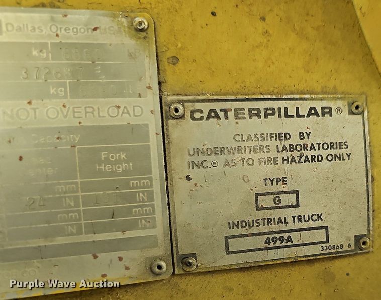image for item OL9288 Caterpillar TC30  forklift