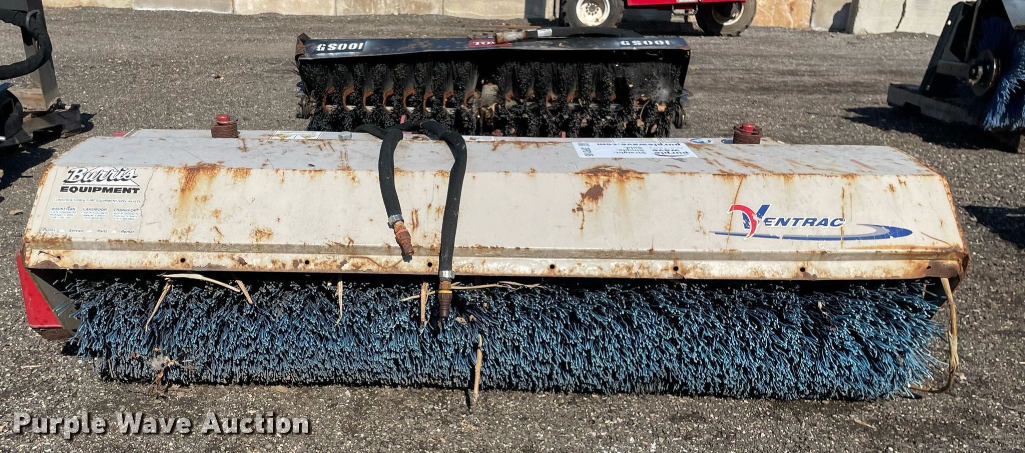 Ventrac 56" W skid steer broom in Elgin, IL Item DP0186 for sale