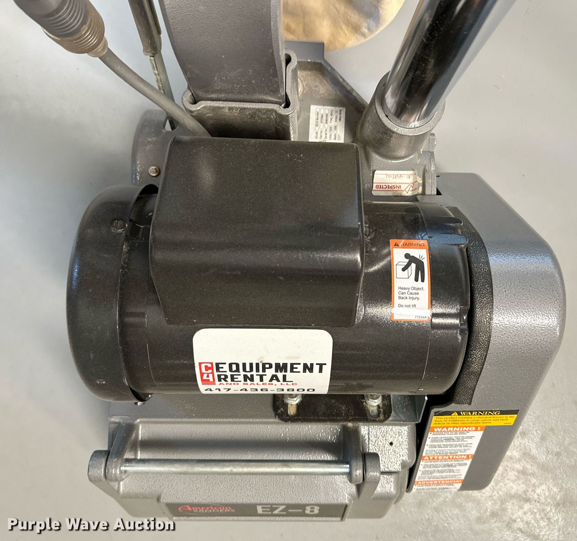 American Sanders EZ8 drum sander in Anderson, MO Item NO9301 for