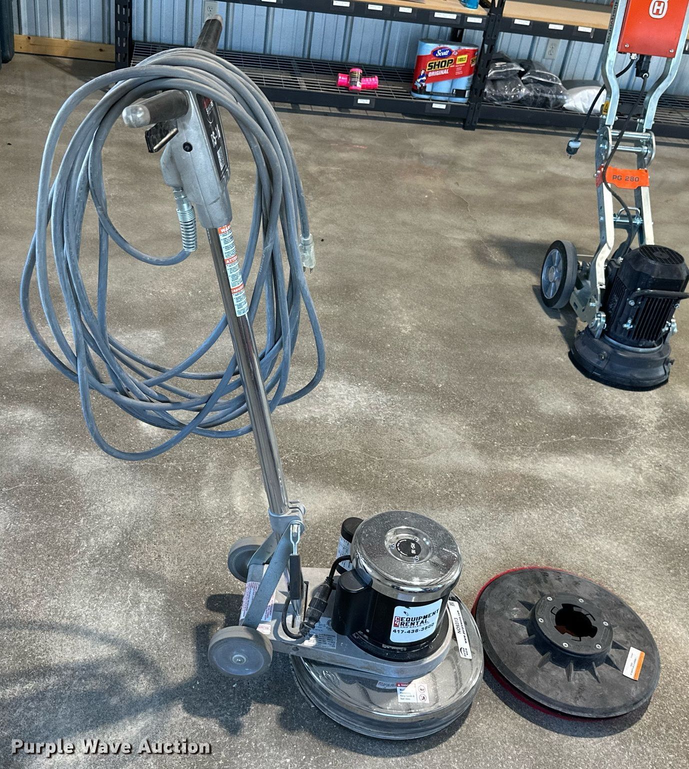 American Sanders RS16 rotary sander in Anderson, MO Item NO9313 for