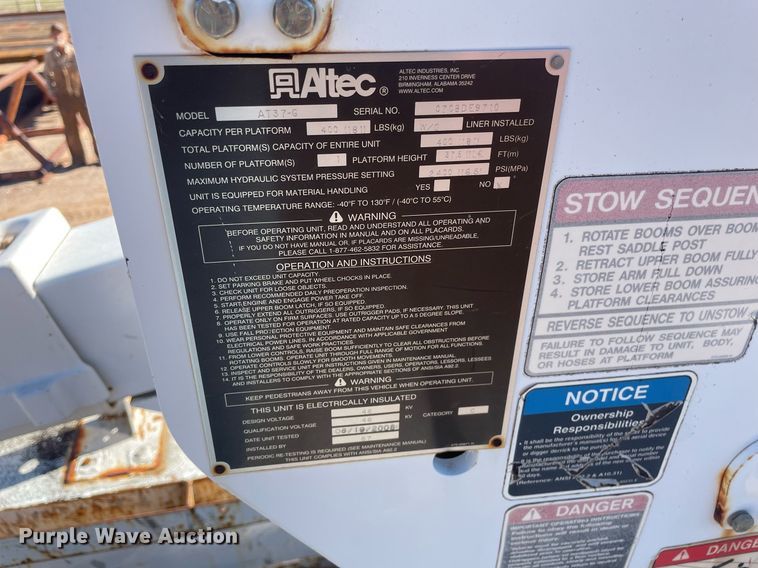 image for item DI3640 2008 Ford F550 Super Duty  bucket truck