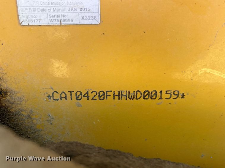 image for item DJ6369 2015 Caterpillar 420F2 IT  backhoe