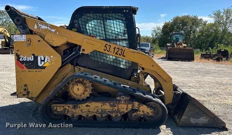 image for item DJ6370 2015 Caterpillar 289D  tracked skid steer loader
