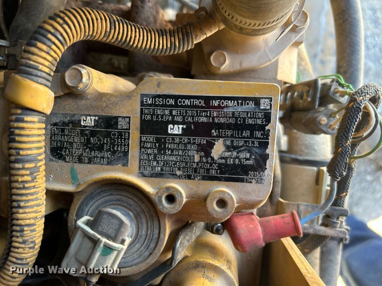 image for item DJ6370 2015 Caterpillar 289D  tracked skid steer loader