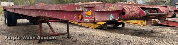 image for item DJ6391 1968 Brown  oilfield trailer