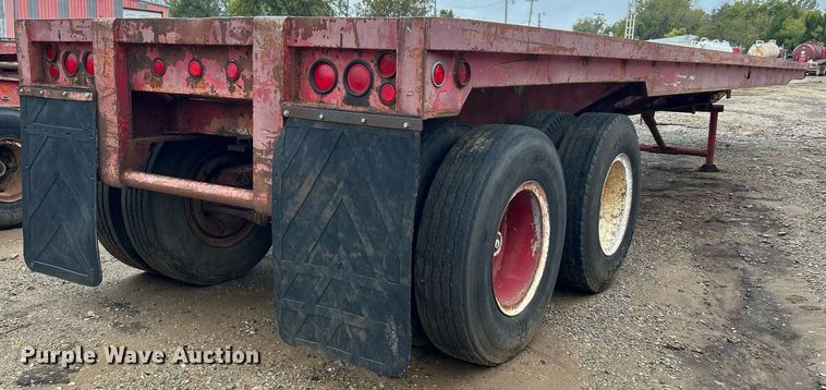 image for item DJ6391 1968 Brown  oilfield trailer