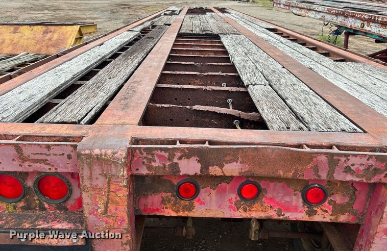 image for item DJ6391 1968 Brown  oilfield trailer