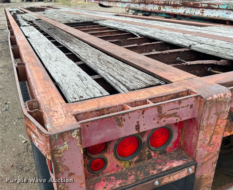 image for item DJ6391 1968 Brown  oilfield trailer