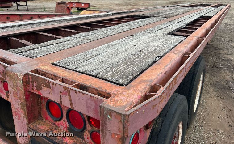 image for item DJ6391 1968 Brown  oilfield trailer
