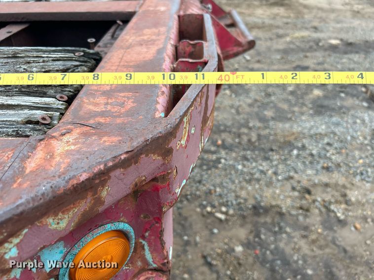 image for item DJ6391 1968 Brown  oilfield trailer