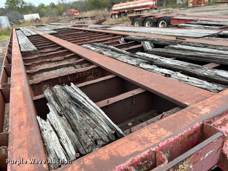 image for item DJ6391 1968 Brown  oilfield trailer