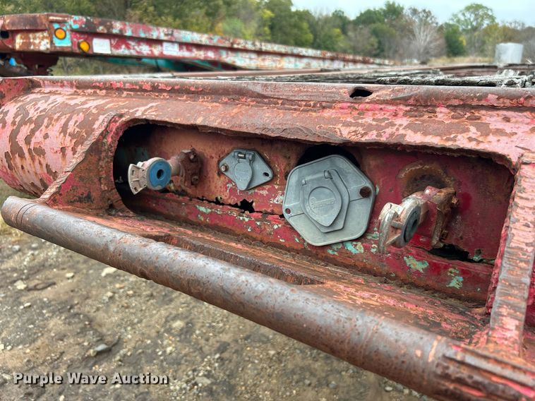 image for item DJ6391 1968 Brown  oilfield trailer