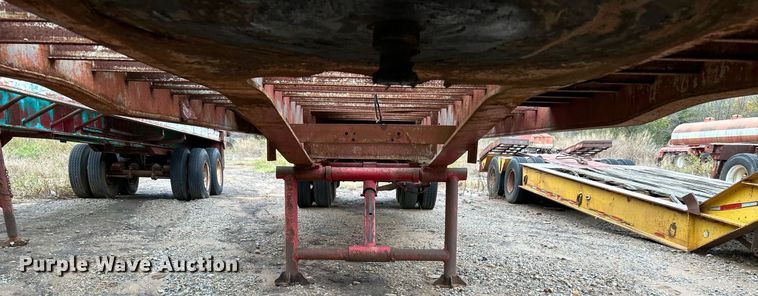 image for item DJ6391 1968 Brown  oilfield trailer