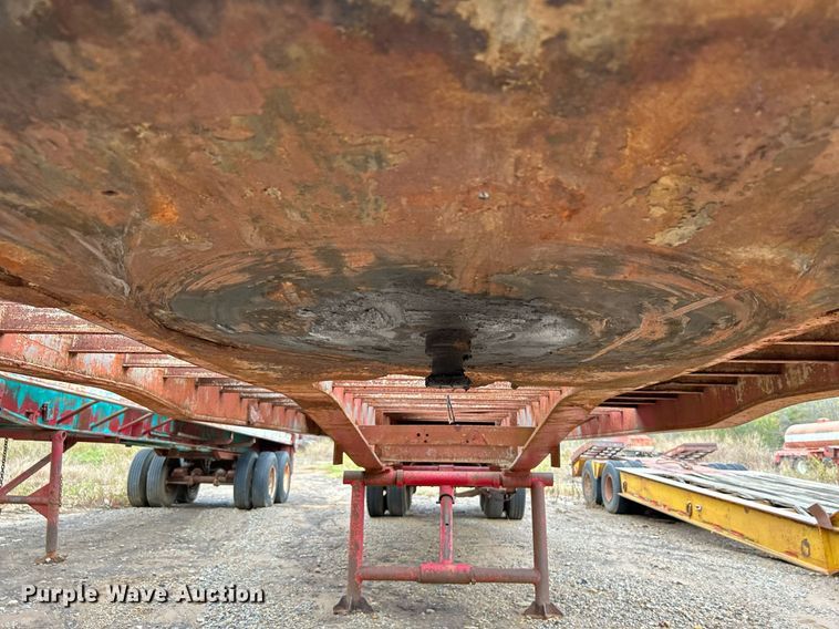 image for item DJ6391 1968 Brown  oilfield trailer