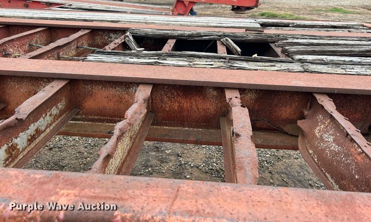 image for item DJ6391 1968 Brown  oilfield trailer