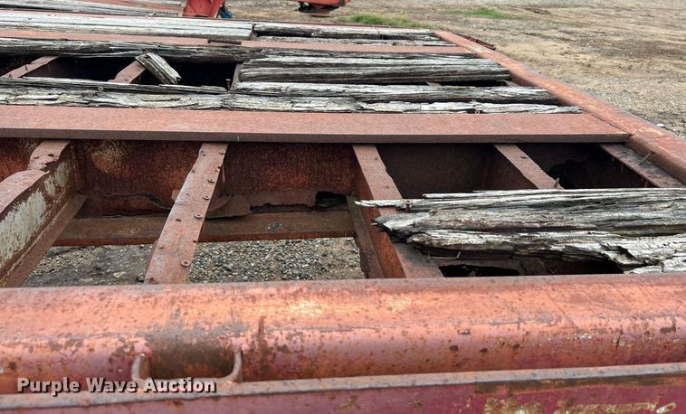 image for item DJ6391 1968 Brown  oilfield trailer