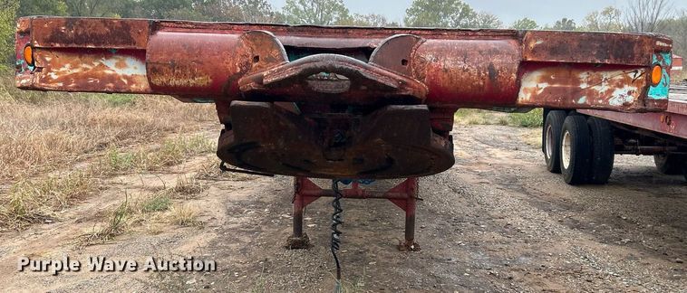 image for item DJ6392 1968 Brown  oilfield trailer