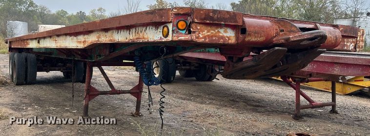 image for item DJ6392 1968 Brown  oilfield trailer