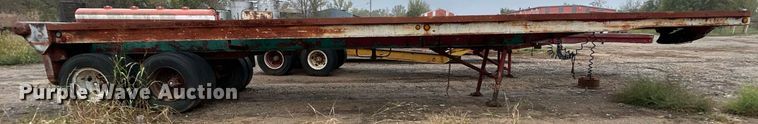 image for item DJ6392 1968 Brown  oilfield trailer