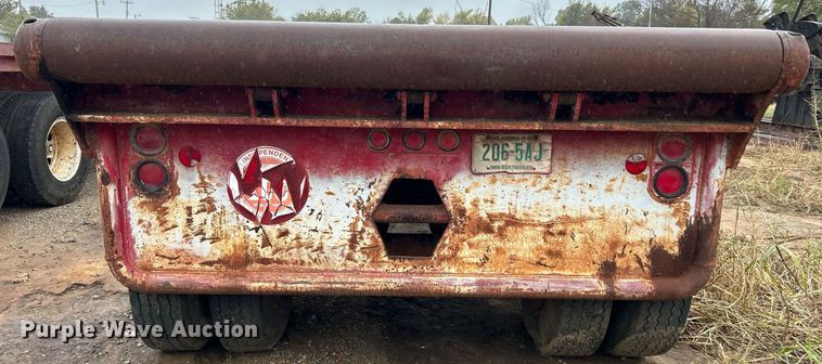 image for item DJ6392 1968 Brown  oilfield trailer