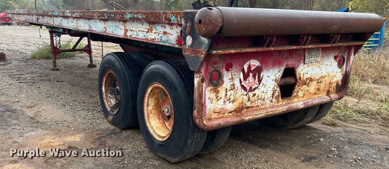 image for item DJ6392 1968 Brown  oilfield trailer