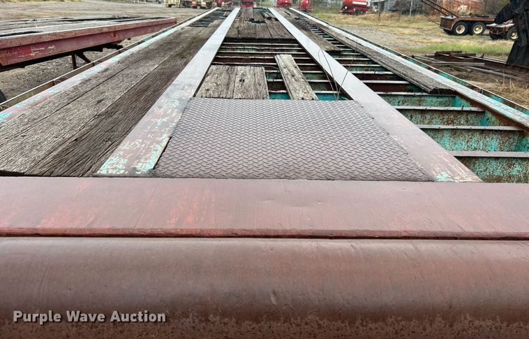 image for item DJ6392 1968 Brown  oilfield trailer