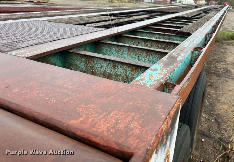 image for item DJ6392 1968 Brown  oilfield trailer