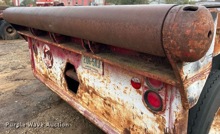 image for item DJ6392 1968 Brown  oilfield trailer