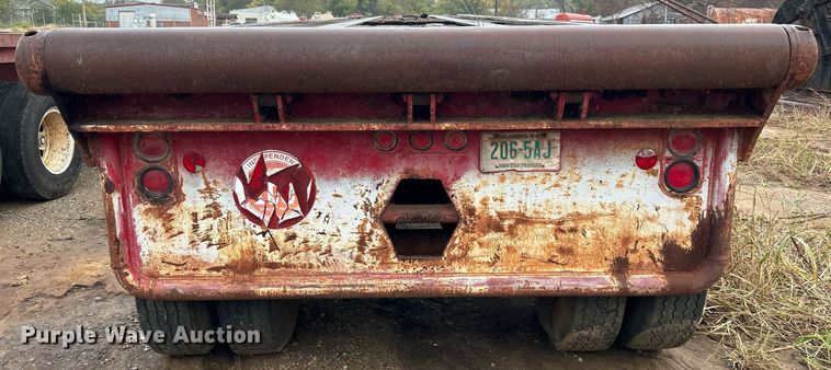 image for item DJ6392 1968 Brown  oilfield trailer