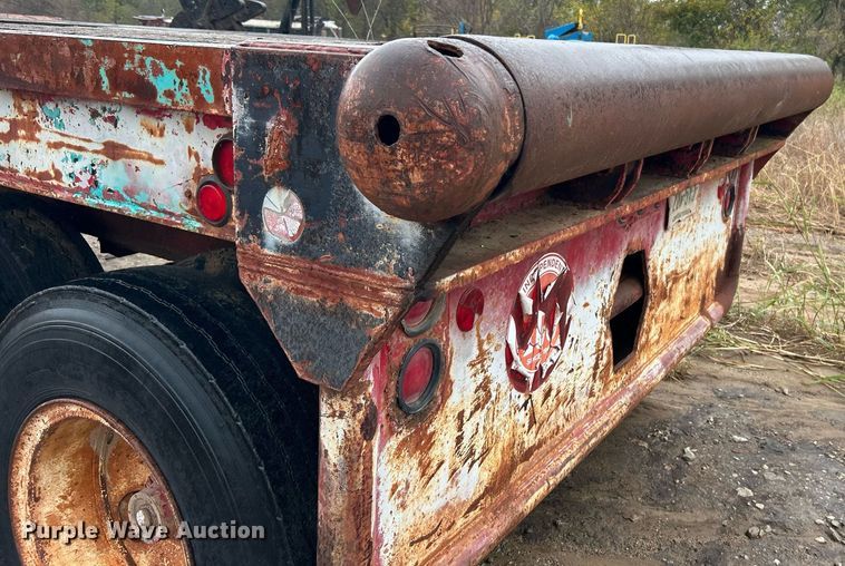 image for item DJ6392 1968 Brown  oilfield trailer