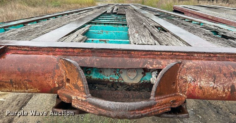 image for item DJ6392 1968 Brown  oilfield trailer
