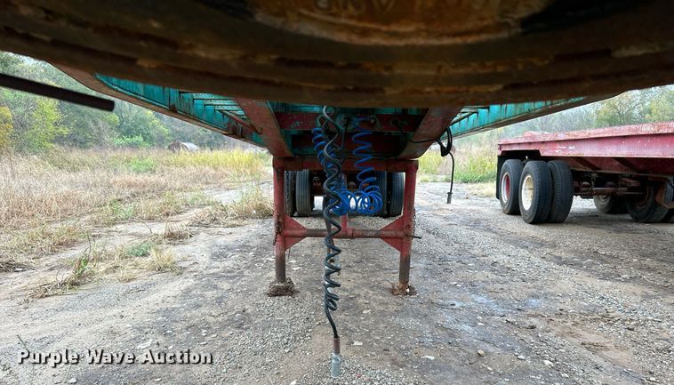 image for item DJ6392 1968 Brown  oilfield trailer