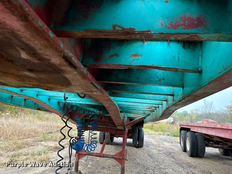 image for item DJ6392 1968 Brown  oilfield trailer