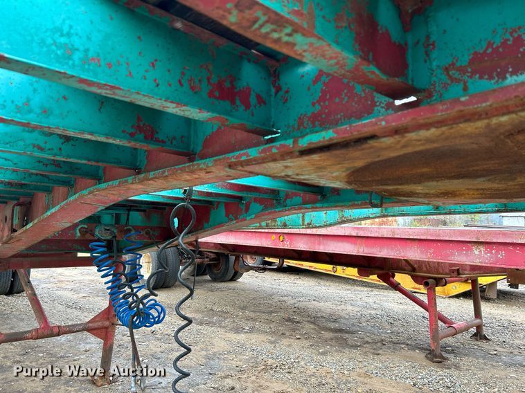 image for item DJ6392 1968 Brown  oilfield trailer