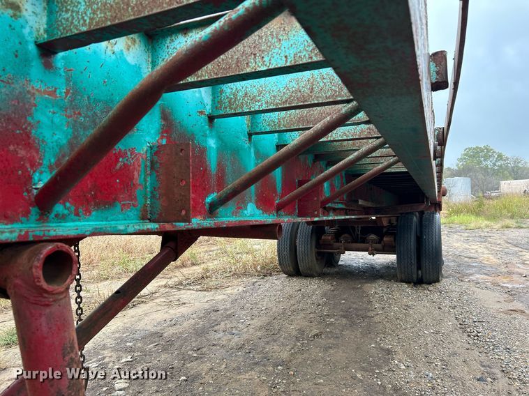 image for item DJ6392 1968 Brown  oilfield trailer