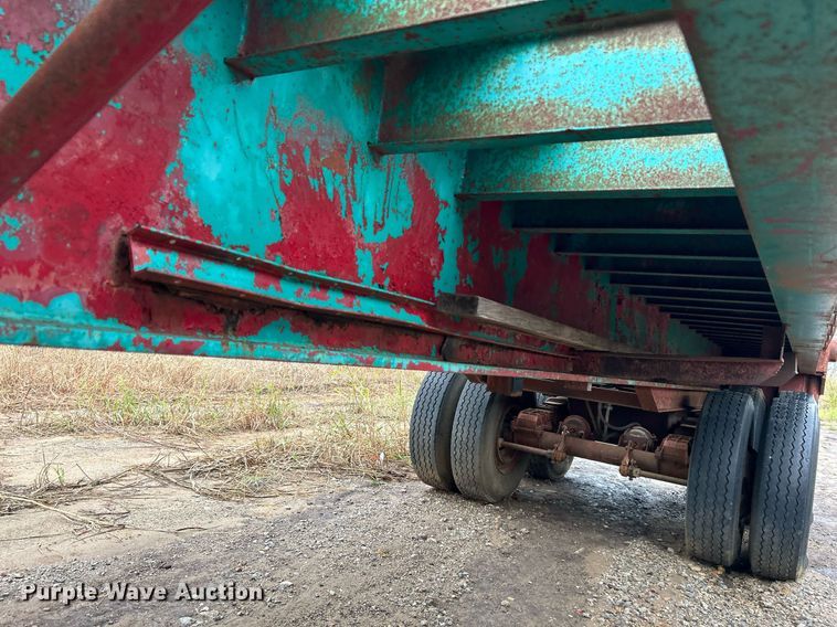 image for item DJ6392 1968 Brown  oilfield trailer