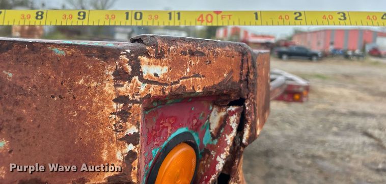 image for item DJ6392 1968 Brown  oilfield trailer