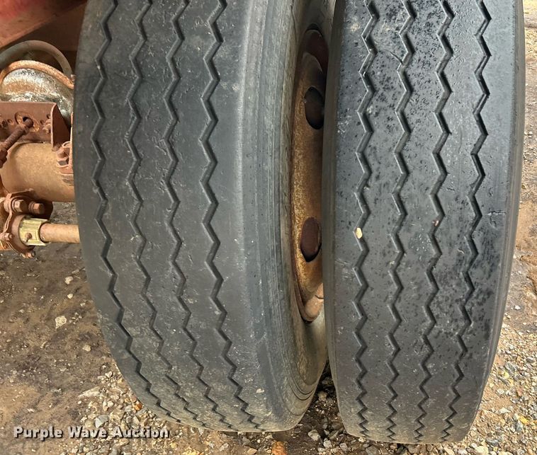 image for item DJ6392 1968 Brown  oilfield trailer