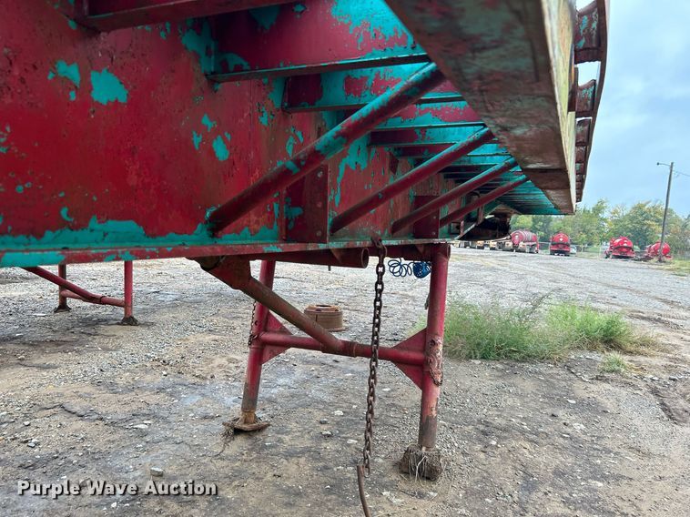 image for item DJ6392 1968 Brown  oilfield trailer