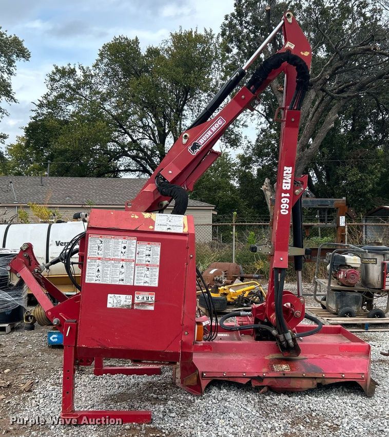 image for item DJ6406 2015 Bush Hog RMB 1660  side boom rotary mower