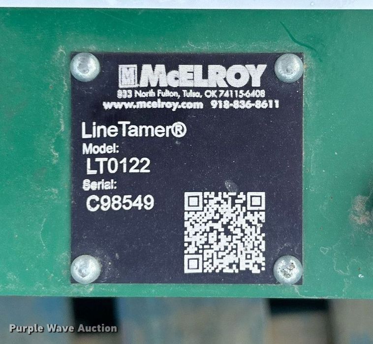 image for item DJ6407 (3) McElroy LT0122 line tamers