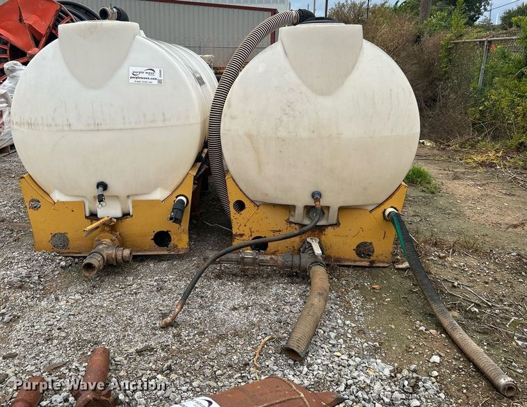 image for item DJ6408 (2) fluid mixing system poly tanks