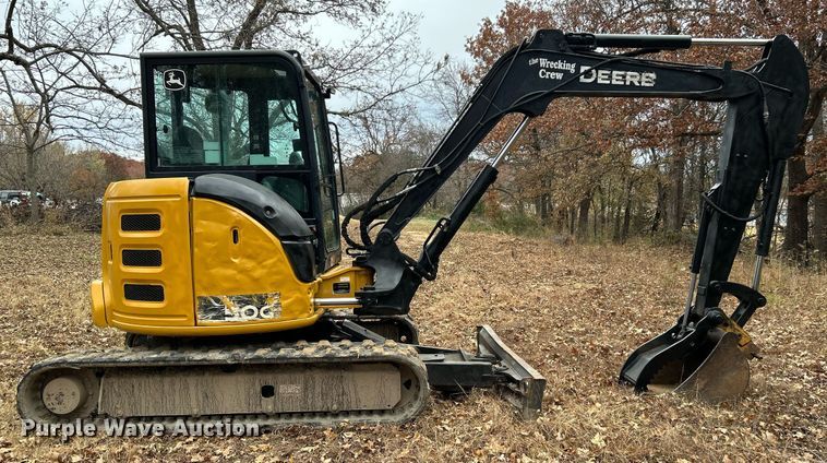 image for item DJ6477 2018 John Deere 50G  mini excavator