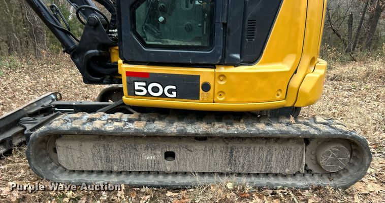 image for item DJ6477 2018 John Deere 50G  mini excavator