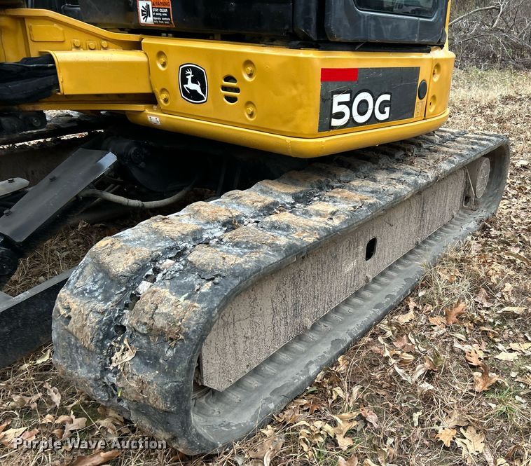 image for item DJ6477 2018 John Deere 50G  mini excavator