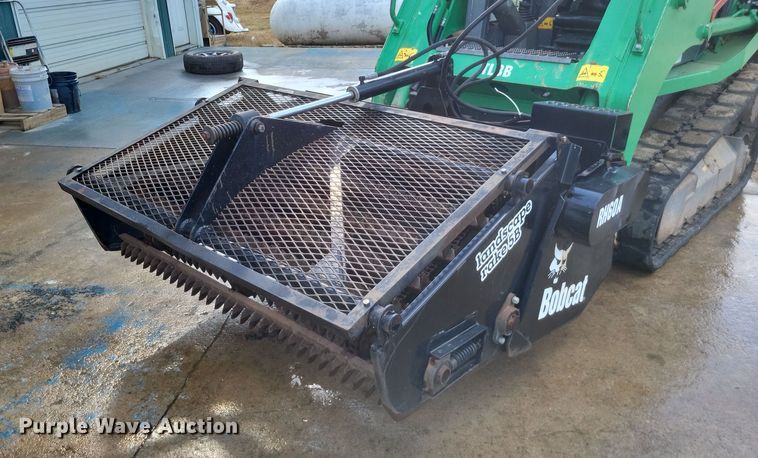 image for item DK1160 Bobcat  58" W skid steer landscape rake